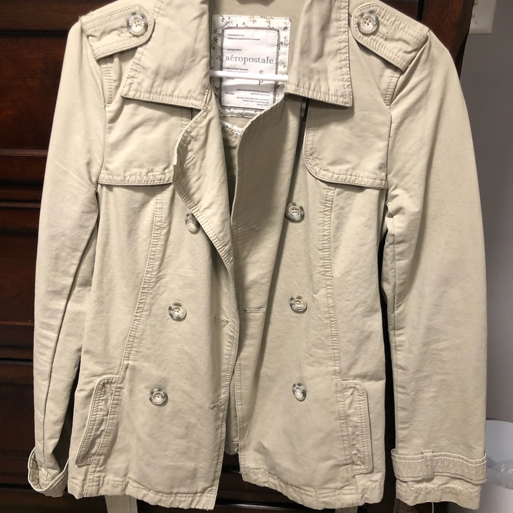 Tan structured Aeropostale jacket
